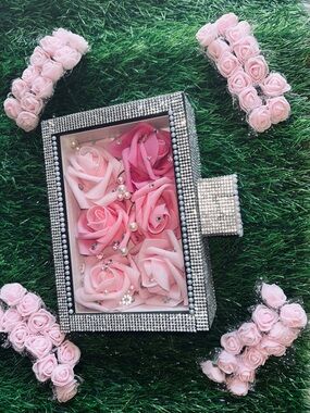 Elegant Pink Rose Hair Clip Set - Women Accessories Hair Accessories